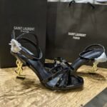ysl-heels-first-copy-gold