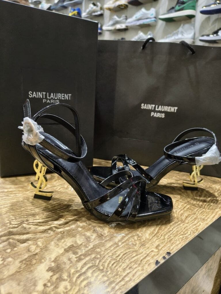 ysl-heels-first-copy-gold