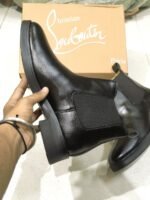christian-louboutin-chelsea-boots-black-first-copy-3