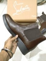 christian-louboutin-chelsea-boots-first-copy-brown-2