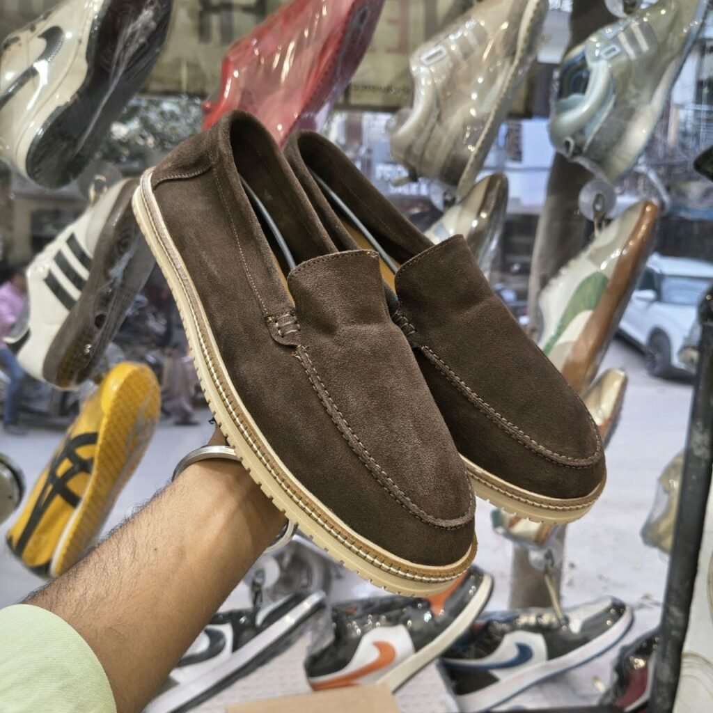 zara-brown-suede-loafers-first-copy