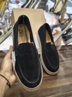 zara-casual-loafers-black-first-copy-3